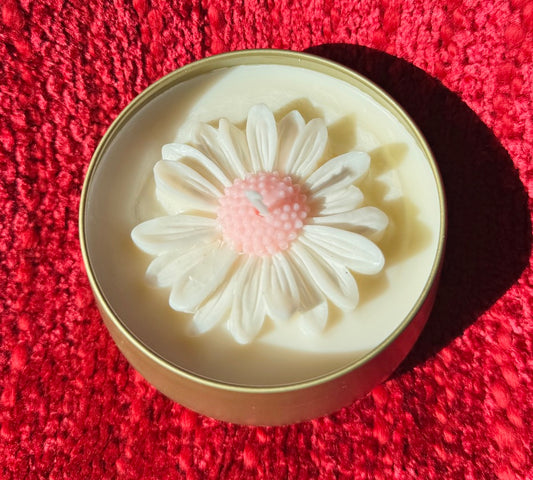 Daisy Glow Candle Tin