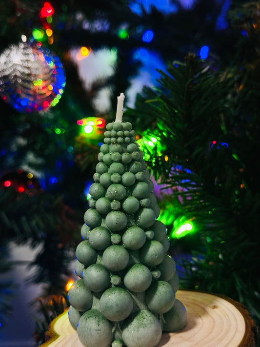 Christmas Tree Shaped Candle